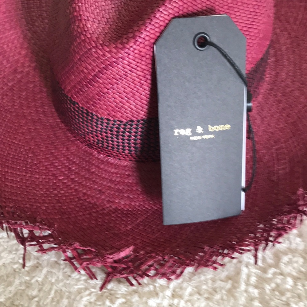 Panama frayed edge hat size S/M rag & bone
